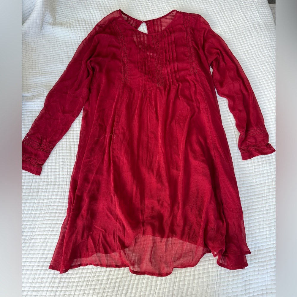 Abercrombie & Fitch Red Shift Dress